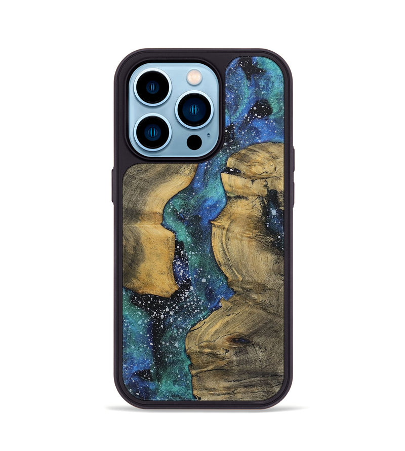 iPhone 14 Pro Wood+Resin Phone Case - Dawson (Cosmos, 709896)