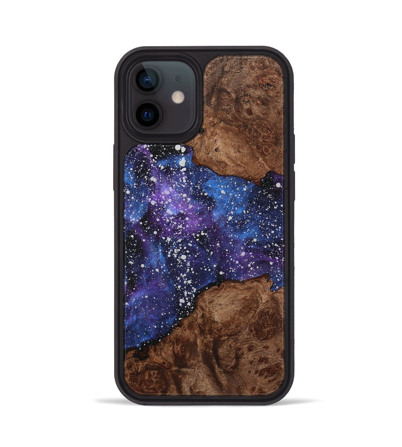 iPhone 12 Wood+Resin Phone Case - May (Cosmos, 709956)