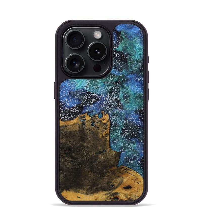 iPhone 15 Pro Wood+Resin Phone Case - Jade (Cosmos, 709960)