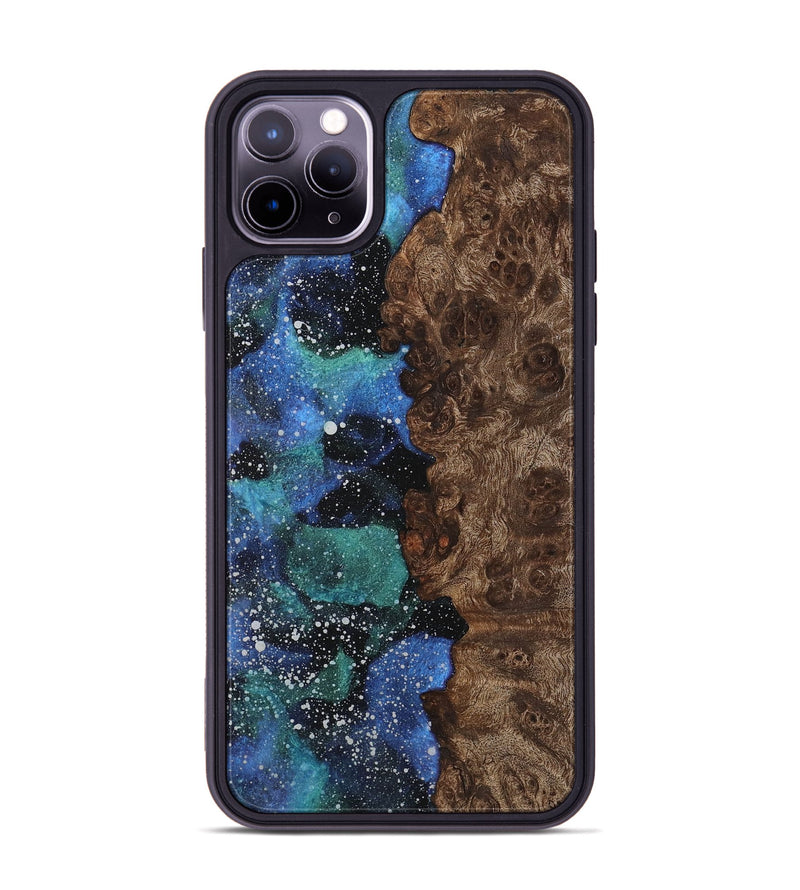 iPhone 11 Pro Max Wood+Resin Phone Case - Felix (Cosmos, 709961)