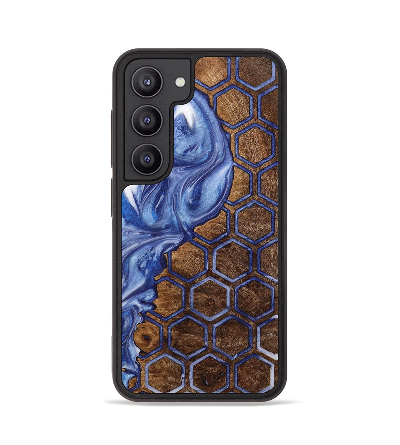 Galaxy S23 Wood+Resin Phone Case - Charlene (Pattern, 709966)