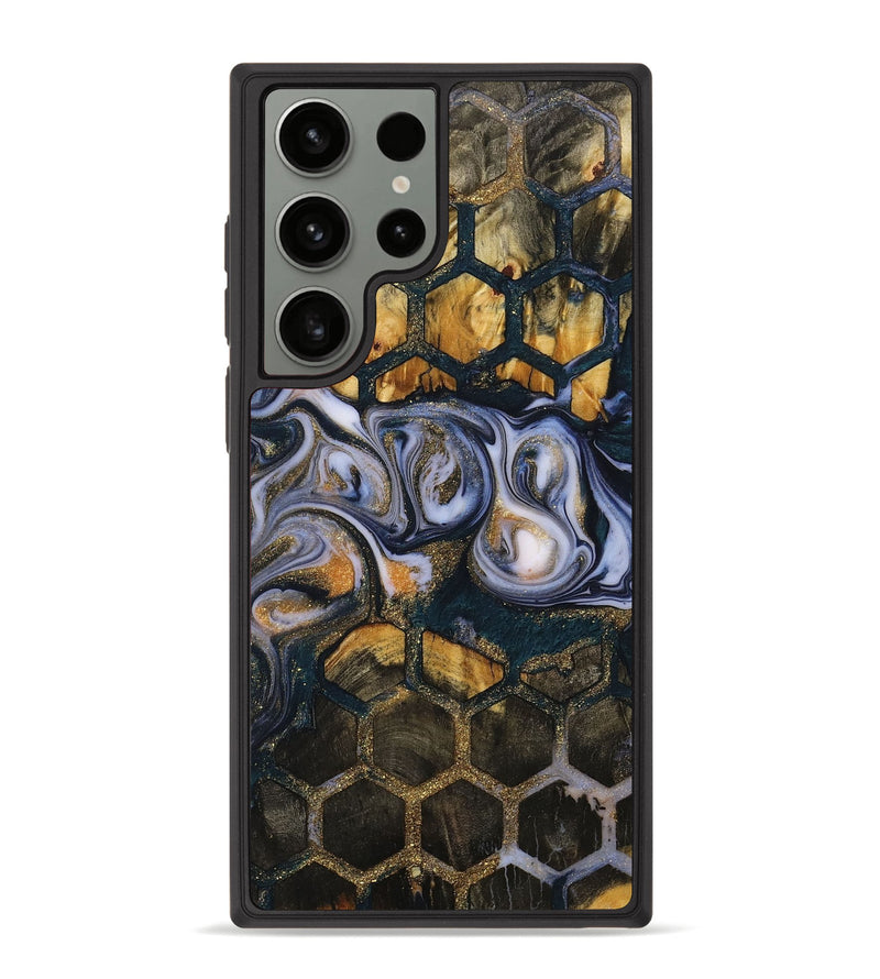 Galaxy S23 Ultra Wood+Resin Phone Case - Katie (Pattern, 709968)