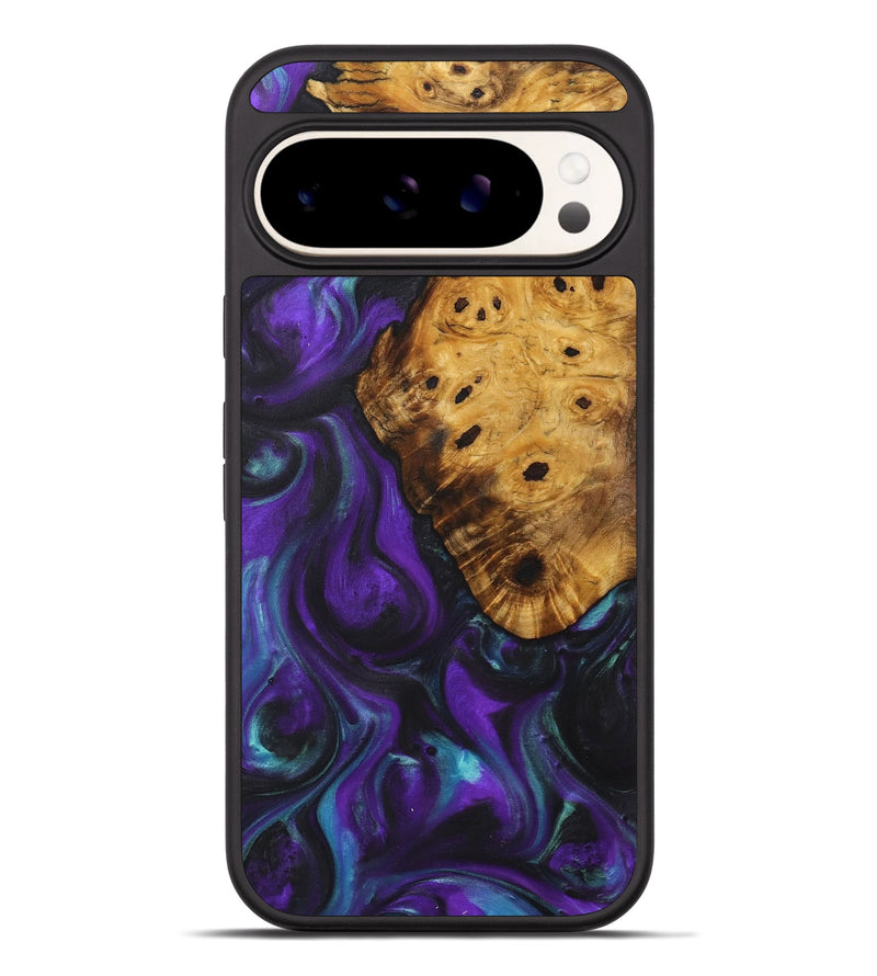 Pixel 9 Pro XL Wood+Resin Phone Case - Zachariah (Purple, 709999)