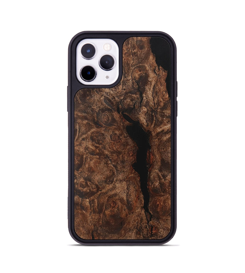 iPhone 11 Pro Wood+Resin Phone Case - Wade (Wood Burl, 710023)