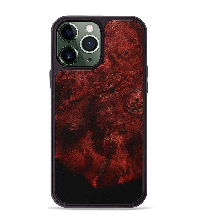 iPhone 13 Pro Max Wood+Resin Phone Case - Liliana (Wood Burl, 710024)