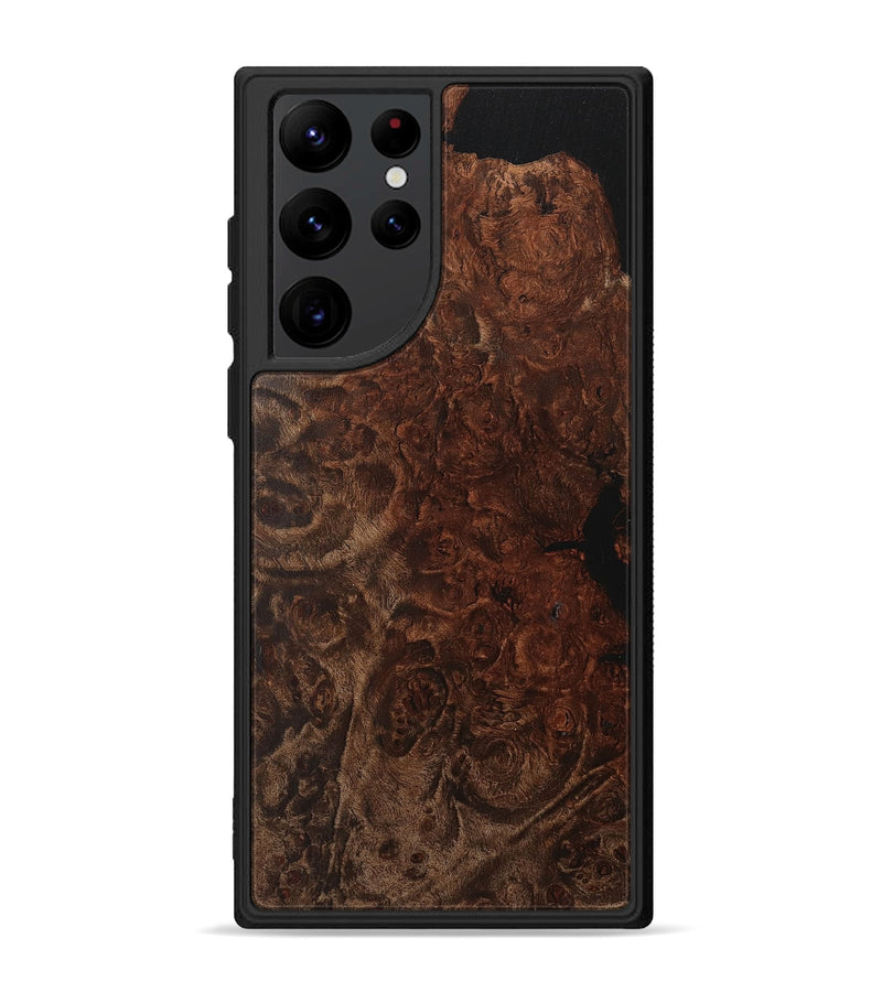 Galaxy S22 Ultra Wood+Resin Phone Case - Alec (Wood Burl, 710026)