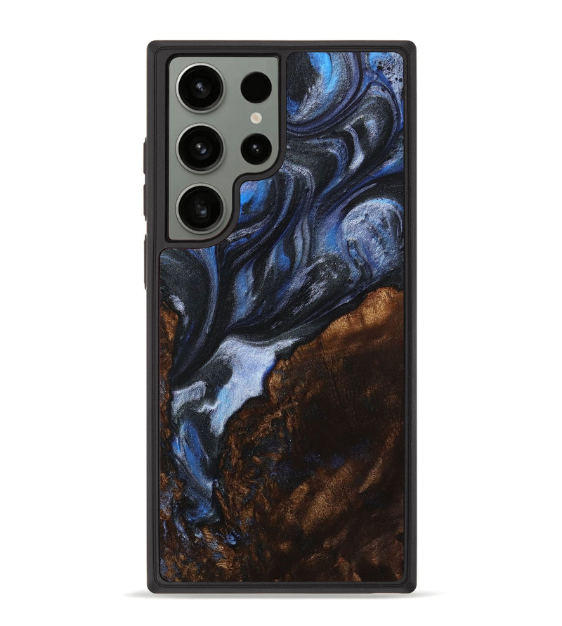 Galaxy S23 Ultra Wood+Resin Phone Case - Ryder (Blue, 710114)