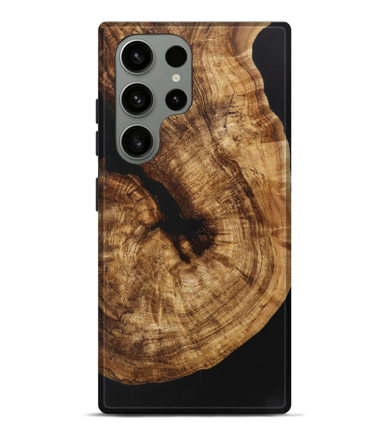 Galaxy S23 Ultra Wood+Resin Live Edge Phone Case - Kyle (Wood Burl, 710135)