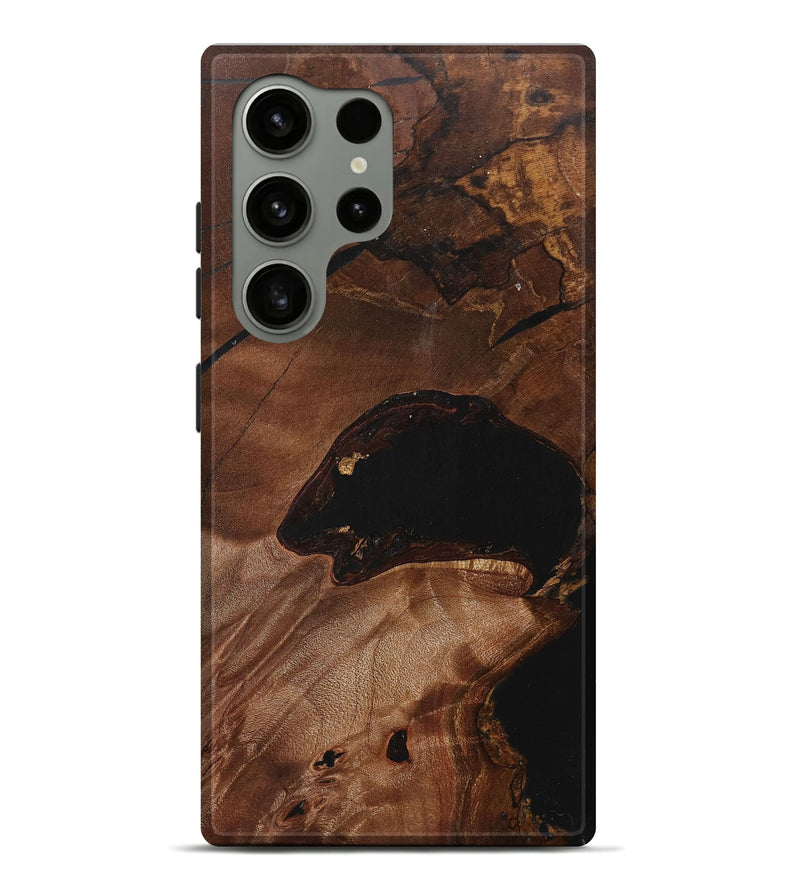 Galaxy S24 Ultra Wood+Resin Live Edge Phone Case - Parker (Wood Burl, 710137)
