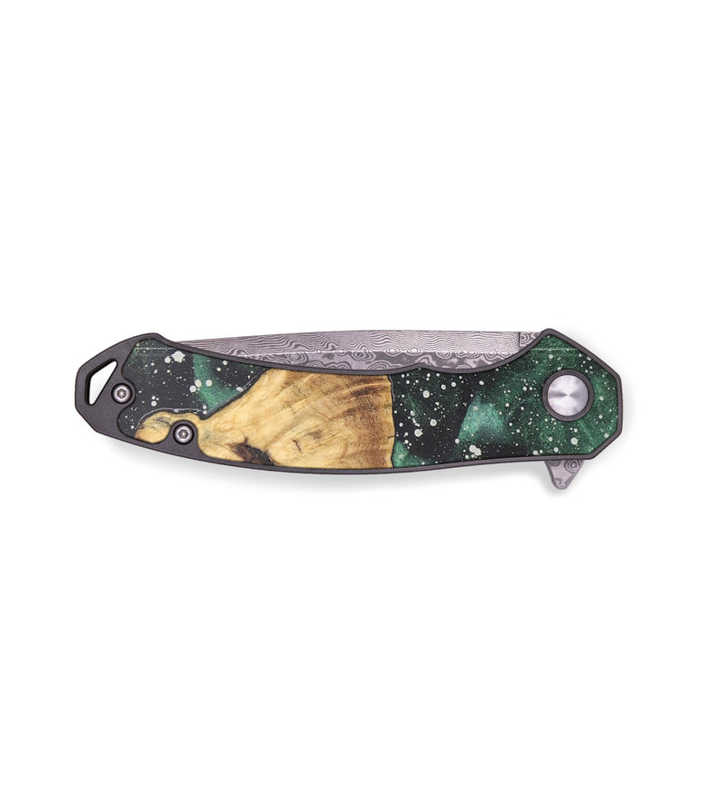 EDC Wood+Resin Pocket Knife - Jeff (Cosmos, 710156)