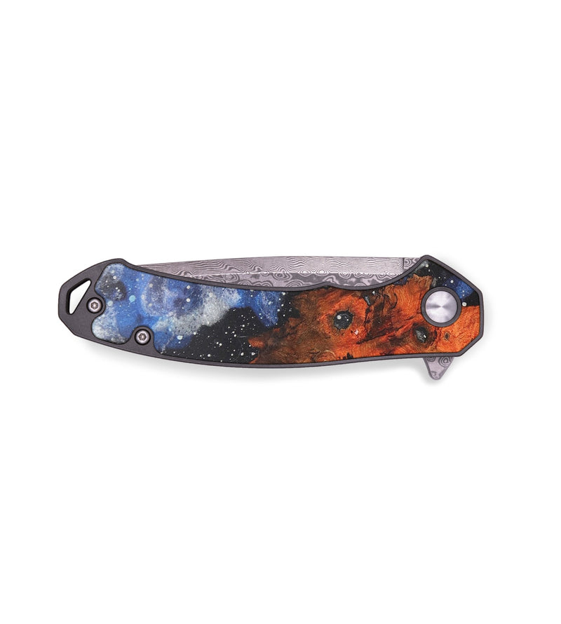 EDC Wood+Resin Pocket Knife - Jonah (Cosmos, 710158)