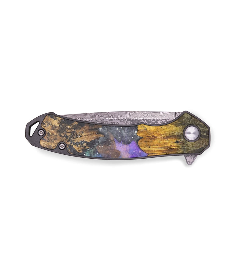 EDC Wood+Resin Pocket Knife - Melanie (Cosmos, 710159)