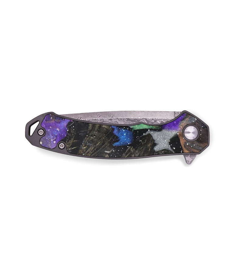 EDC Wood+Resin Pocket Knife - Brenden (Cosmos, 710161)