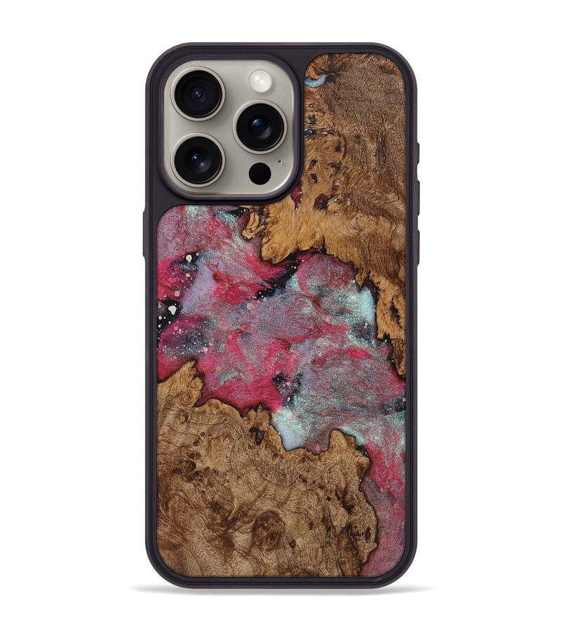 iPhone 15 Pro Max Wood+Resin Phone Case - Mallory (Cosmos, 710237)