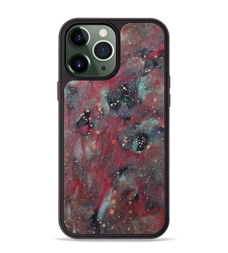 iPhone 13 Pro Max Wood+Resin Phone Case - Gabriella (Cosmos, 710241)