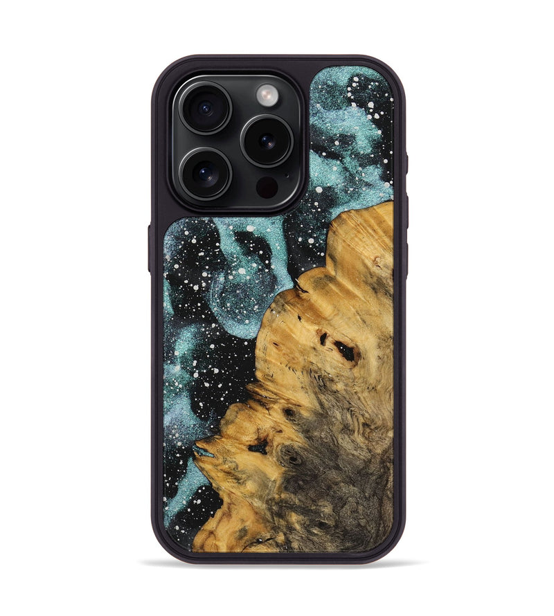 iPhone 15 Pro Wood+Resin Phone Case - Frances (Cosmos, 710246)