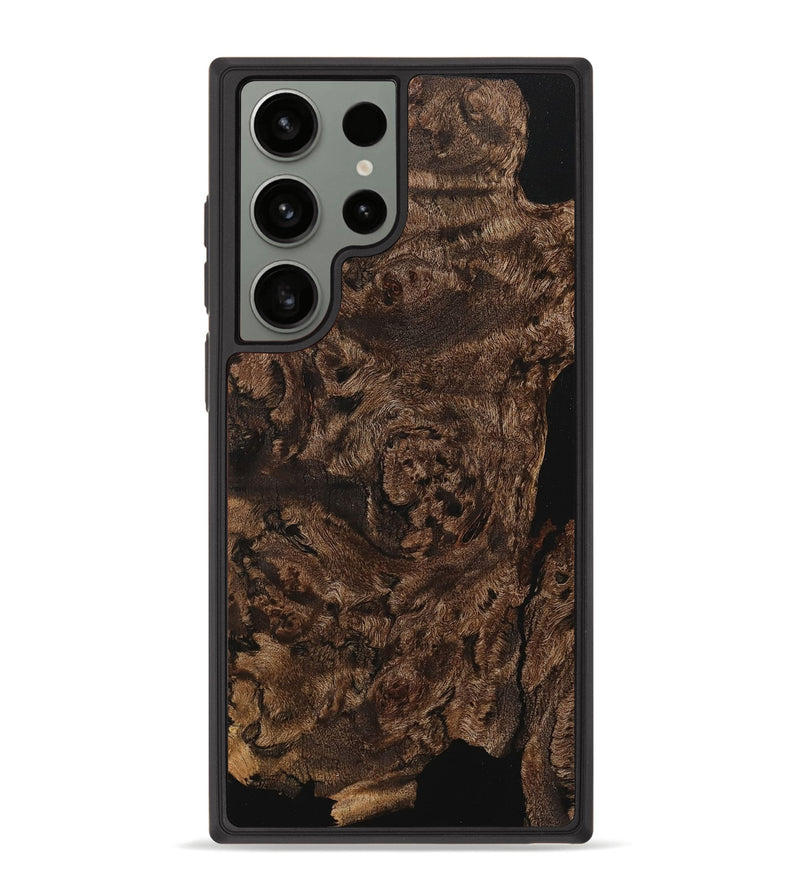Galaxy S23 Ultra Wood+Resin Phone Case - Breanna (Wood Burl, 710254)