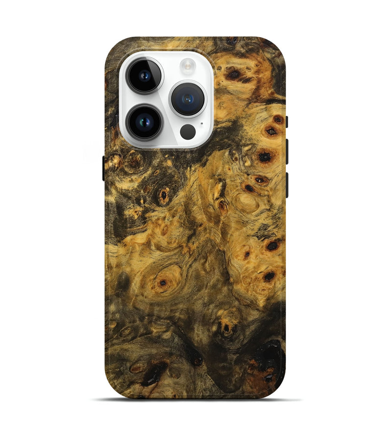 iPhone 15 Pro Wood+Resin Live Edge Phone Case - Sonja (Wood Burl, 710299)