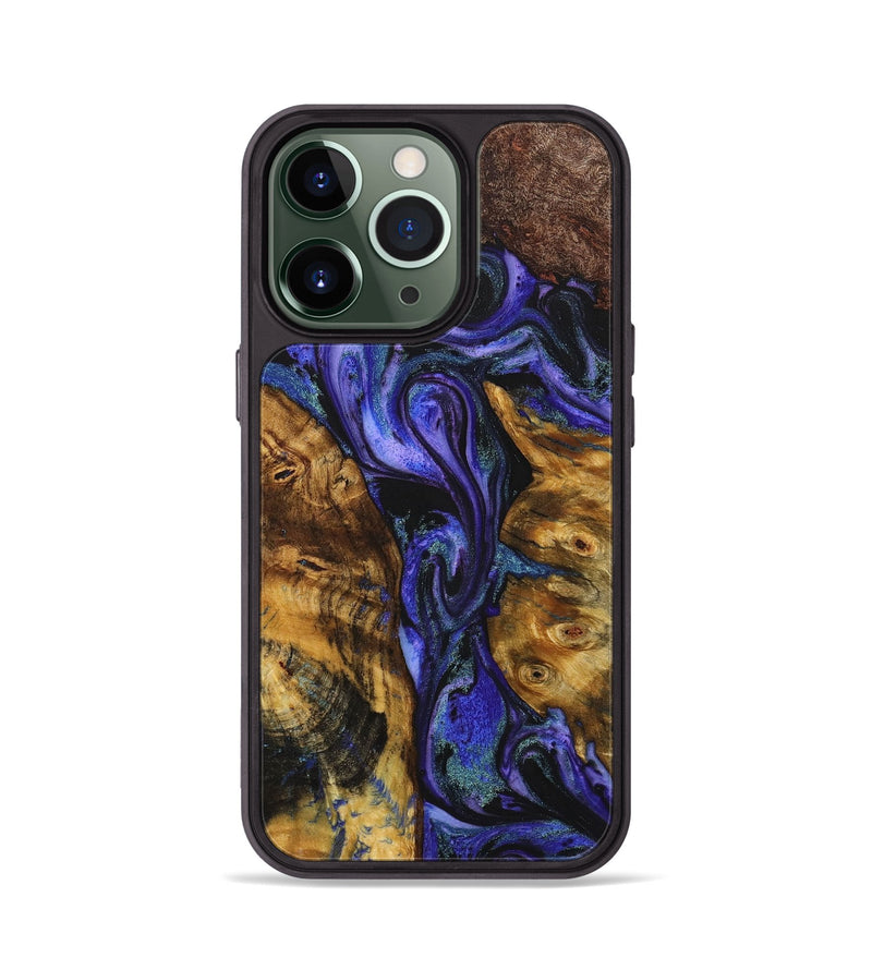 iPhone 13 Pro Wood+Resin Phone Case - Jayla (Mosaic, 710413)