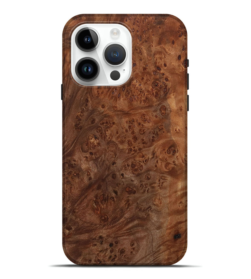iPhone 15 Pro Max Wood+Resin Live Edge Phone Case - Dwayne (Wood Burl, 710470)