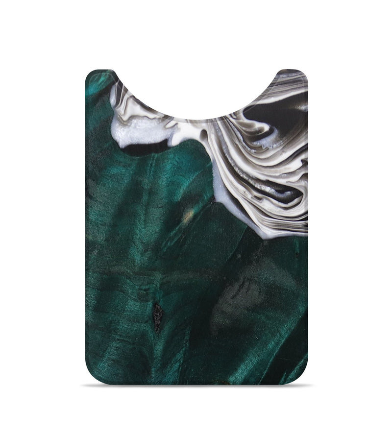 Live Edge Wood+Resin Wallet - Adonis (Black & White, 710474)