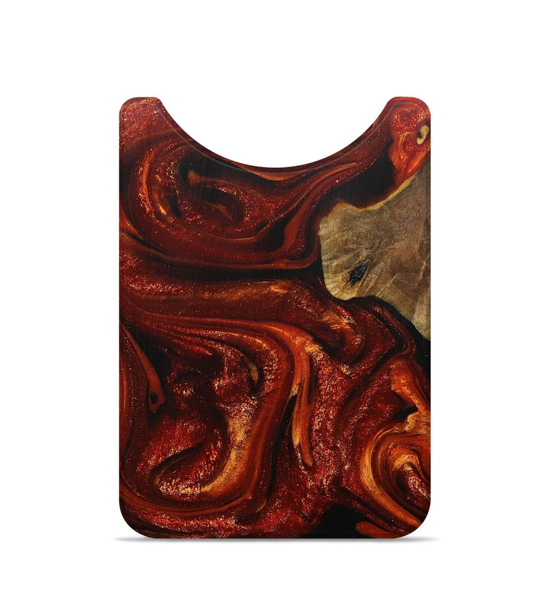 Live Edge Wood+Resin Wallet - Ophelia (Red, 710475)