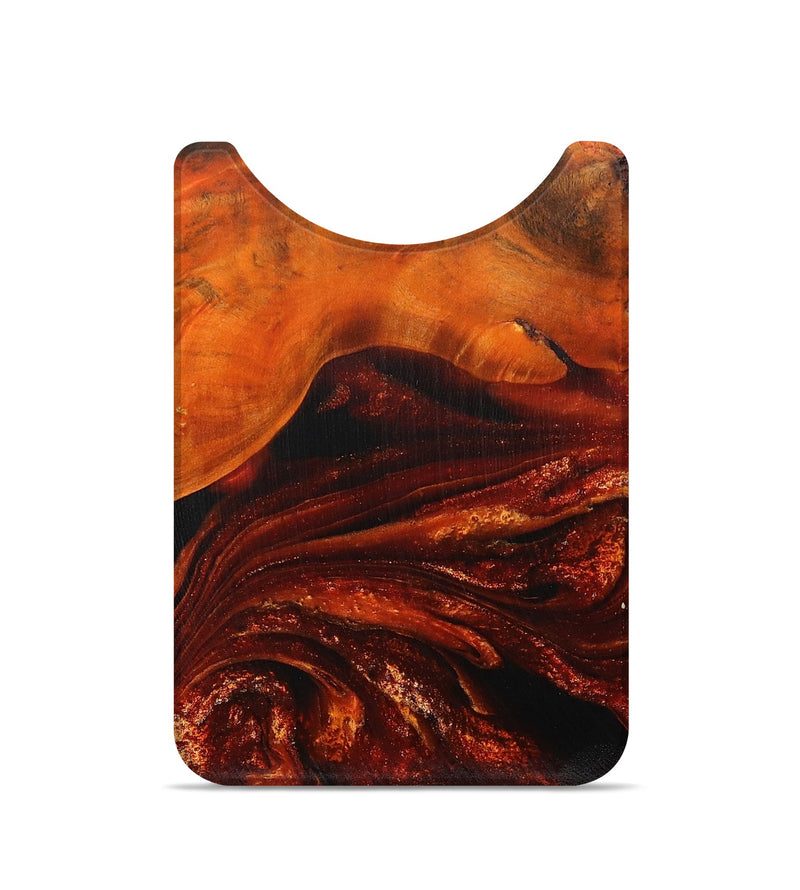 Live Edge Wood+Resin Wallet - Christoph (Red, 710480)