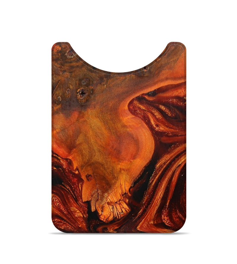 Live Edge Wood+Resin Wallet - Daleyza (Red, 710487)