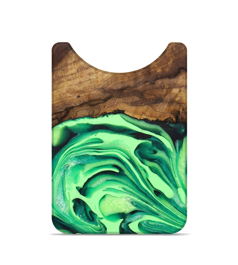 Live Edge Wood+Resin Wallet - Alta (Green, 710494)