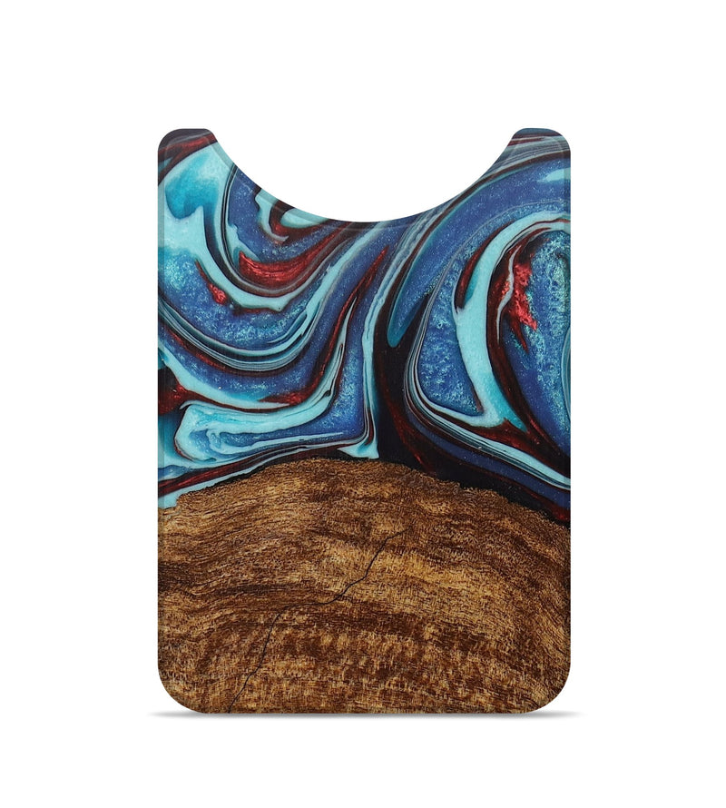 Live Edge Wood+Resin Wallet - Nick (Blue, 710495)