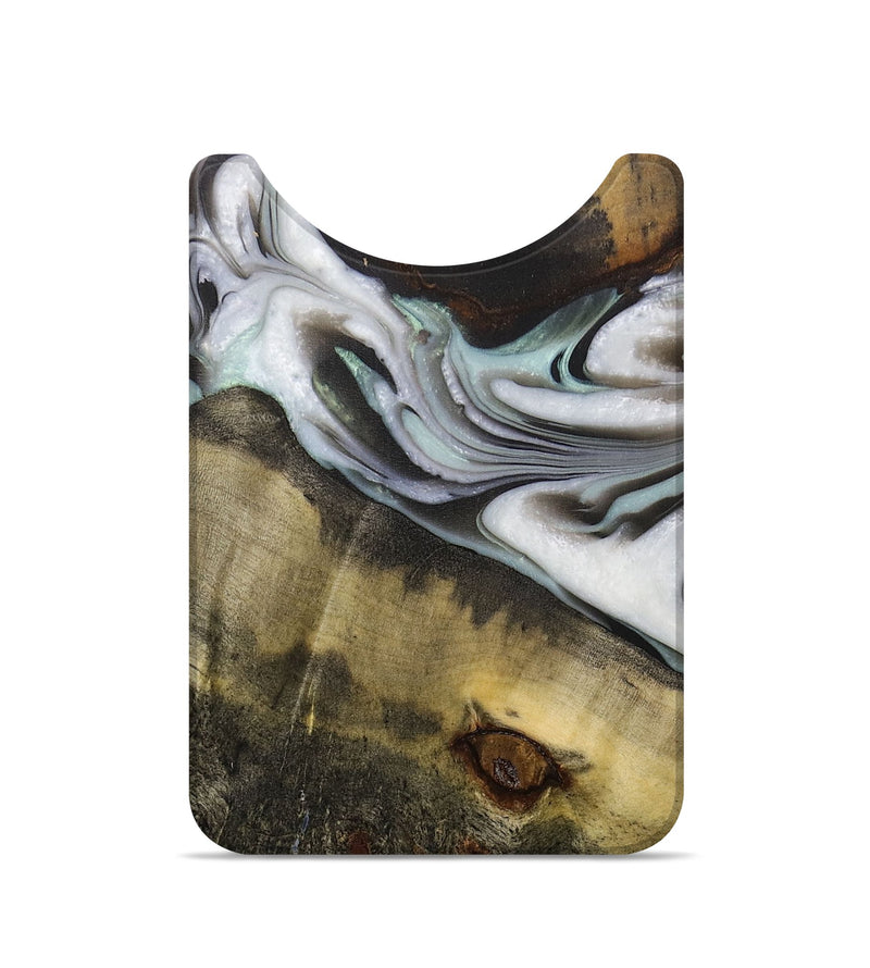 Live Edge Wood+Resin Wallet - Kinsley (Blue, 710498)