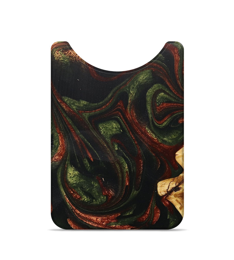 Live Edge Wood+Resin Wallet - Jazmin (Green, 710507)