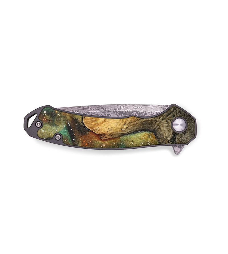 EDC Wood+Resin Pocket Knife - Pablo (Cosmos, 710540)