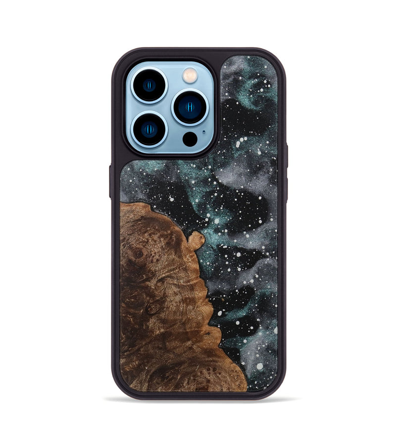 iPhone 14 Pro Wood+Resin Phone Case - Adonis (Cosmos, 710677)