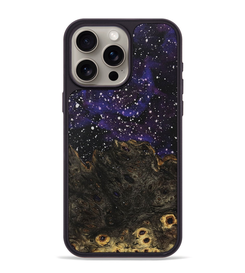 iPhone 15 Pro Max Wood+Resin Phone Case - Destinee (Cosmos, 710683)