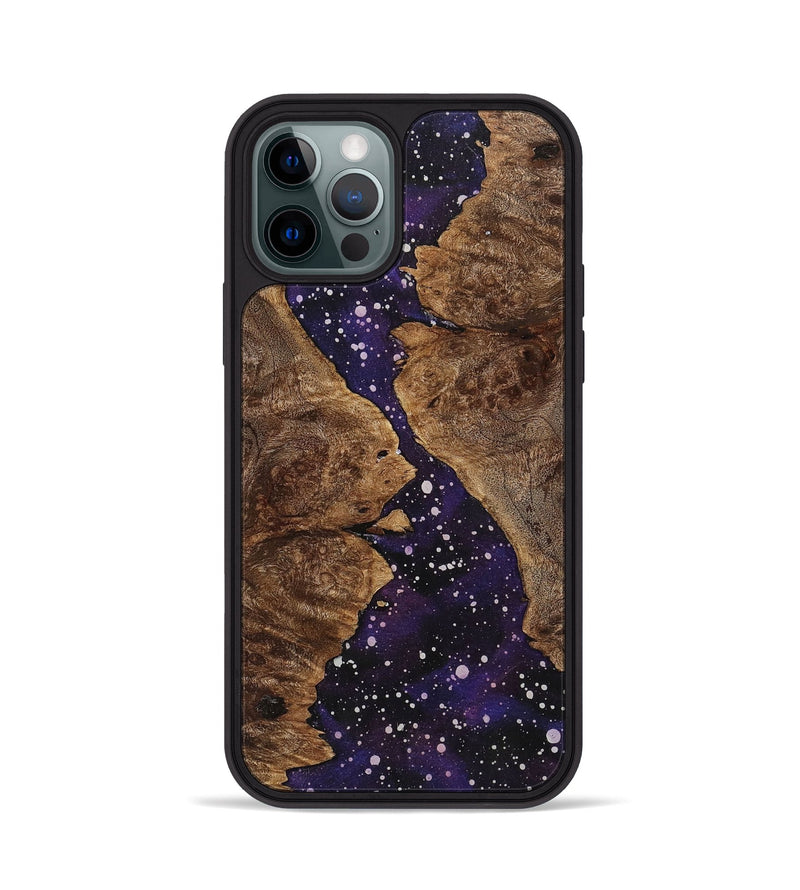 iPhone 12 Pro Wood+Resin Phone Case - Nathan (Cosmos, 710690)