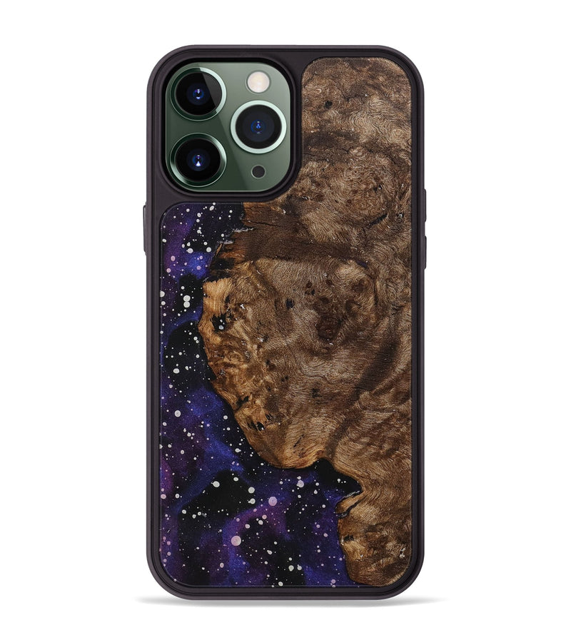 iPhone 13 Pro Max Wood+Resin Phone Case - Gemma (Cosmos, 710691)
