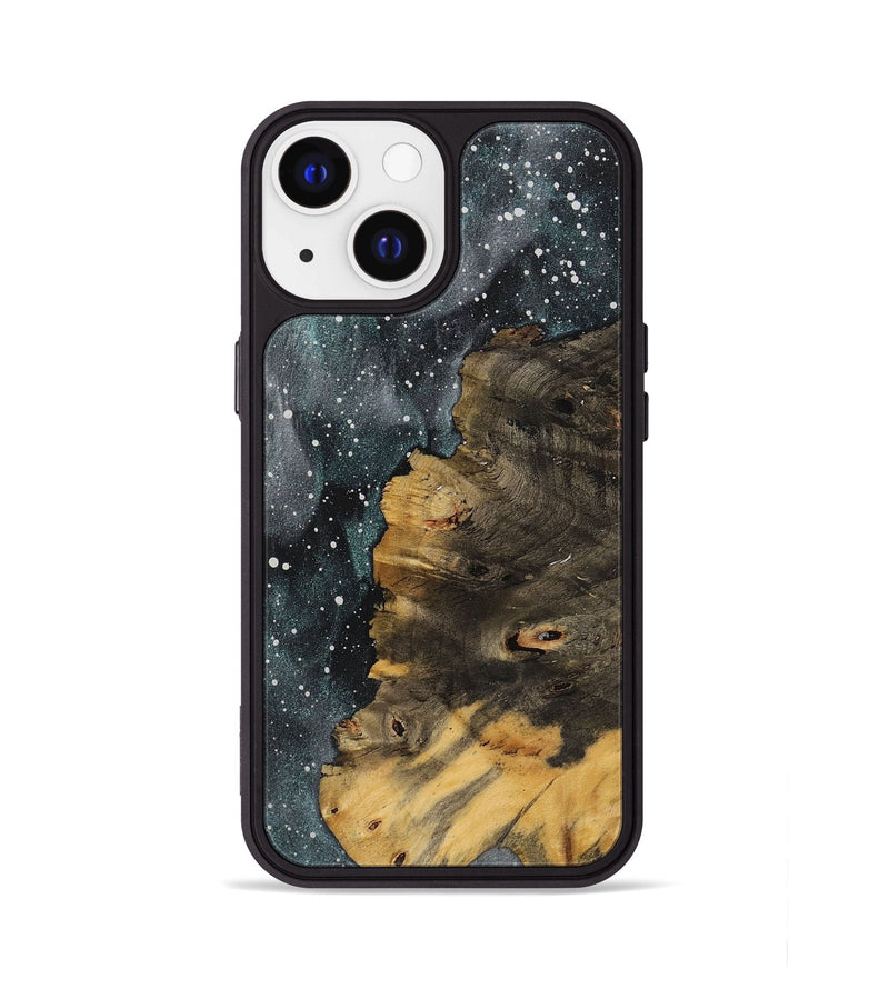 iPhone 13 Wood+Resin Phone Case - Ida (Cosmos, 710693)