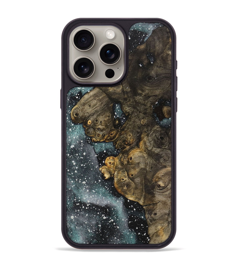 iPhone 15 Pro Max Wood+Resin Phone Case - Danica (Cosmos, 710694)