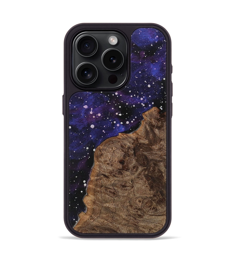 iPhone 15 Pro Wood+Resin Phone Case - Journey (Cosmos, 710700)