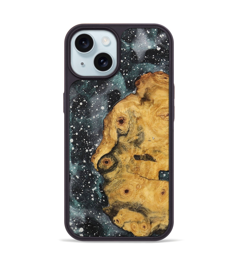 iPhone 15 Wood+Resin Phone Case - Addison (Cosmos, 710702)