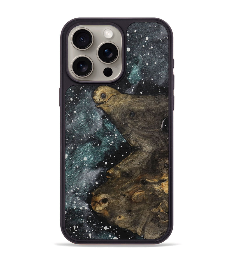 iPhone 15 Pro Max Wood+Resin Phone Case - Tamika (Cosmos, 710703)