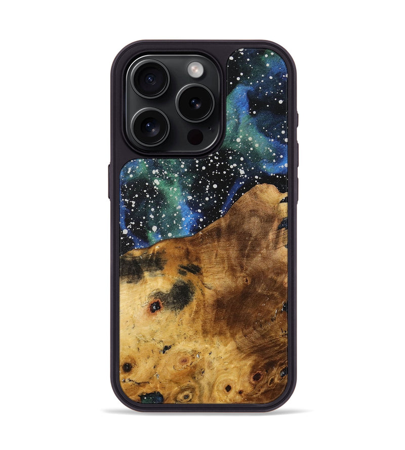 iPhone 15 Pro Wood+Resin Phone Case - Brad (Cosmos, 710707)