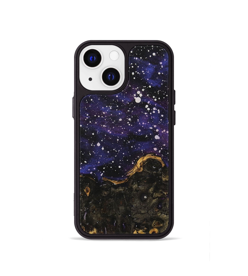 iPhone 13 mini Wood+Resin Phone Case - Kassidy (Cosmos, 710710)