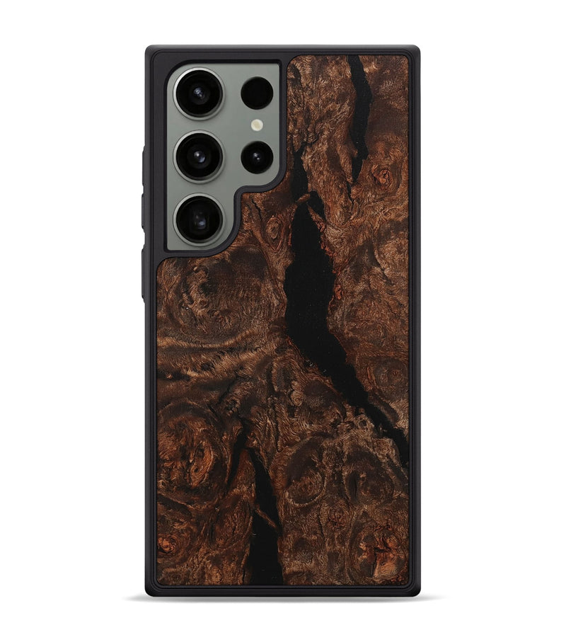 Galaxy S24 Ultra Wood+Resin Phone Case - Laverne (Wood Burl, 710760)