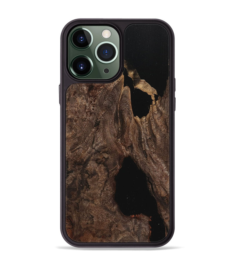 iPhone 13 Pro Max Wood+Resin Phone Case - Earl (Wood Burl, 710762)