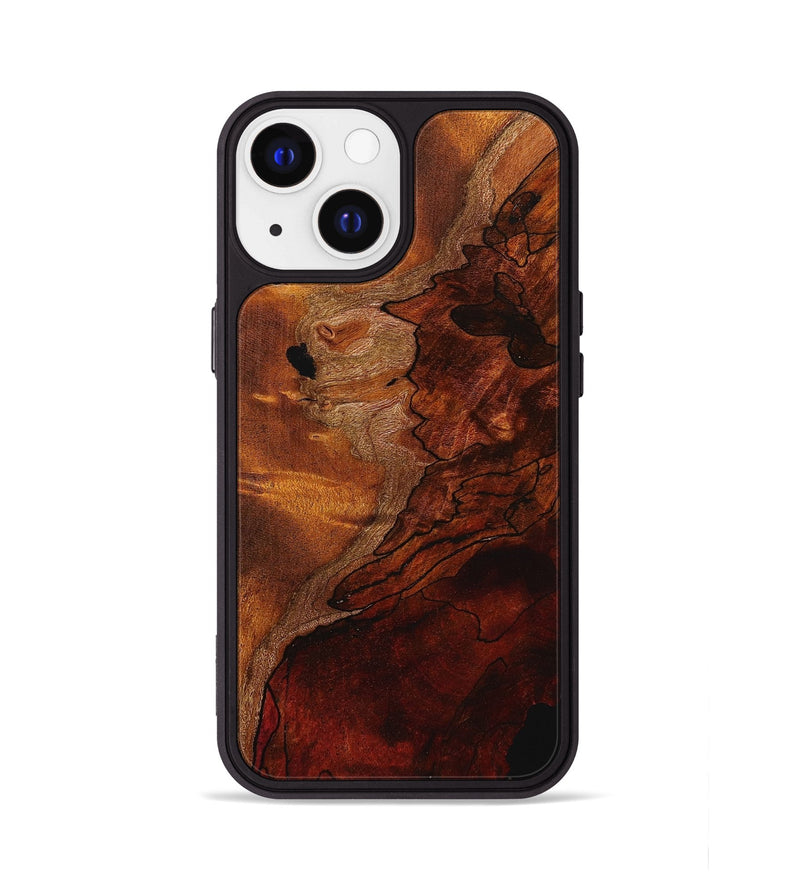 iPhone 13 Wood+Resin Phone Case - Titus (Wood Burl, 710766)