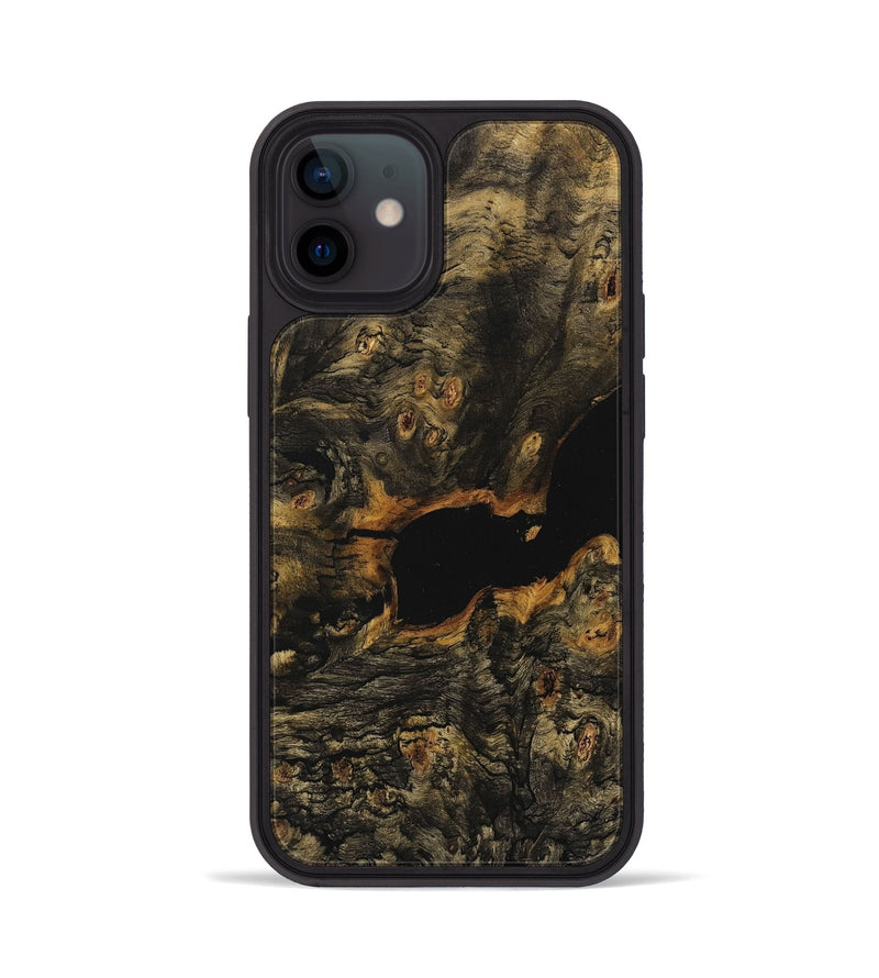 iPhone 12 Wood+Resin Phone Case - Sylvia (Wood Burl, 710769)