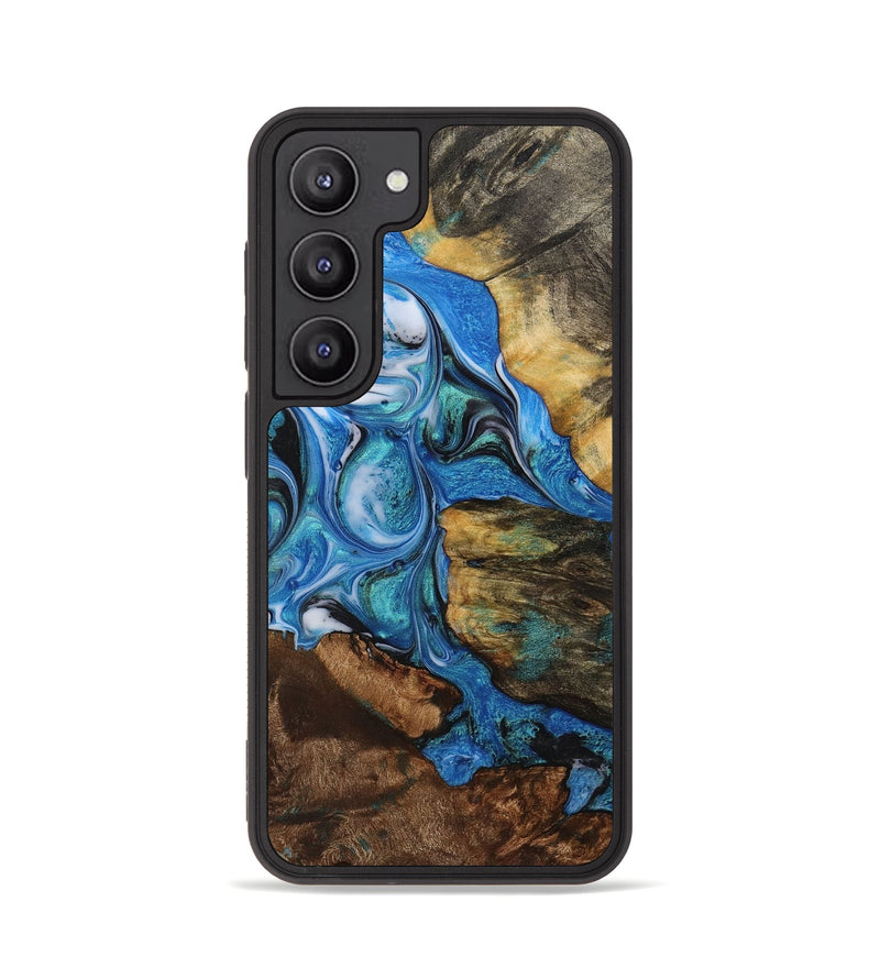 Galaxy S23 Wood+Resin Phone Case - Desiree (Mosaic, 710784)