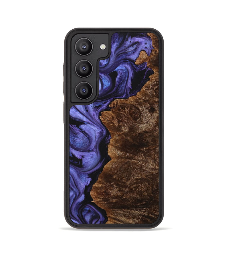 Galaxy S23 Wood+Resin Phone Case - Troy (Purple, 710888)